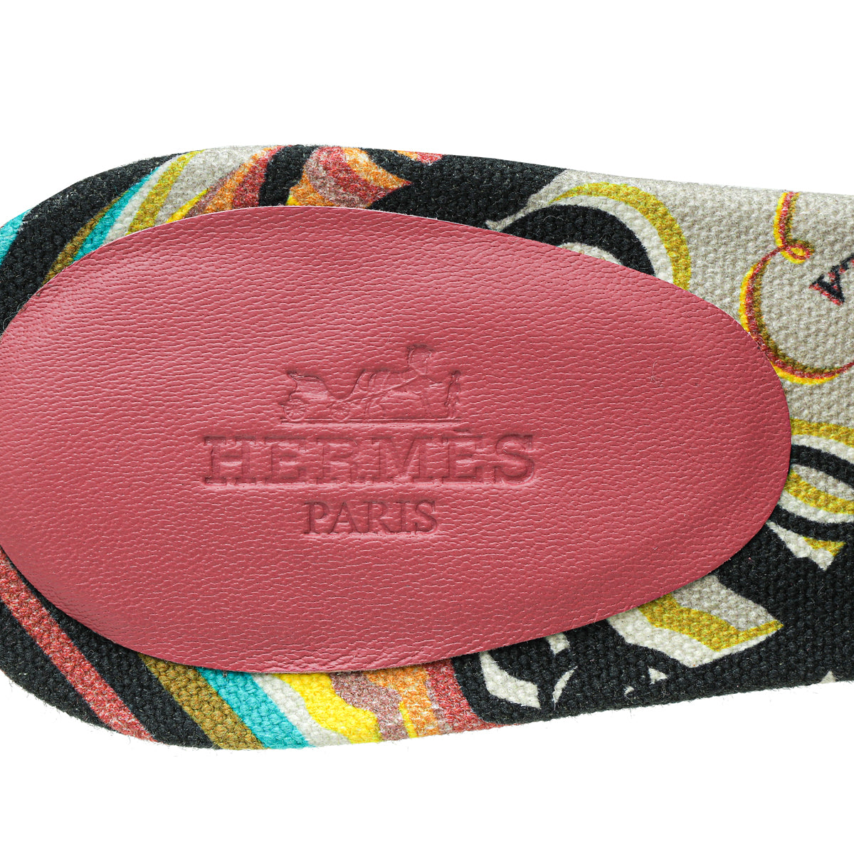 Hermes Rose De Venise Brides de Gala Oasis Sandal 37