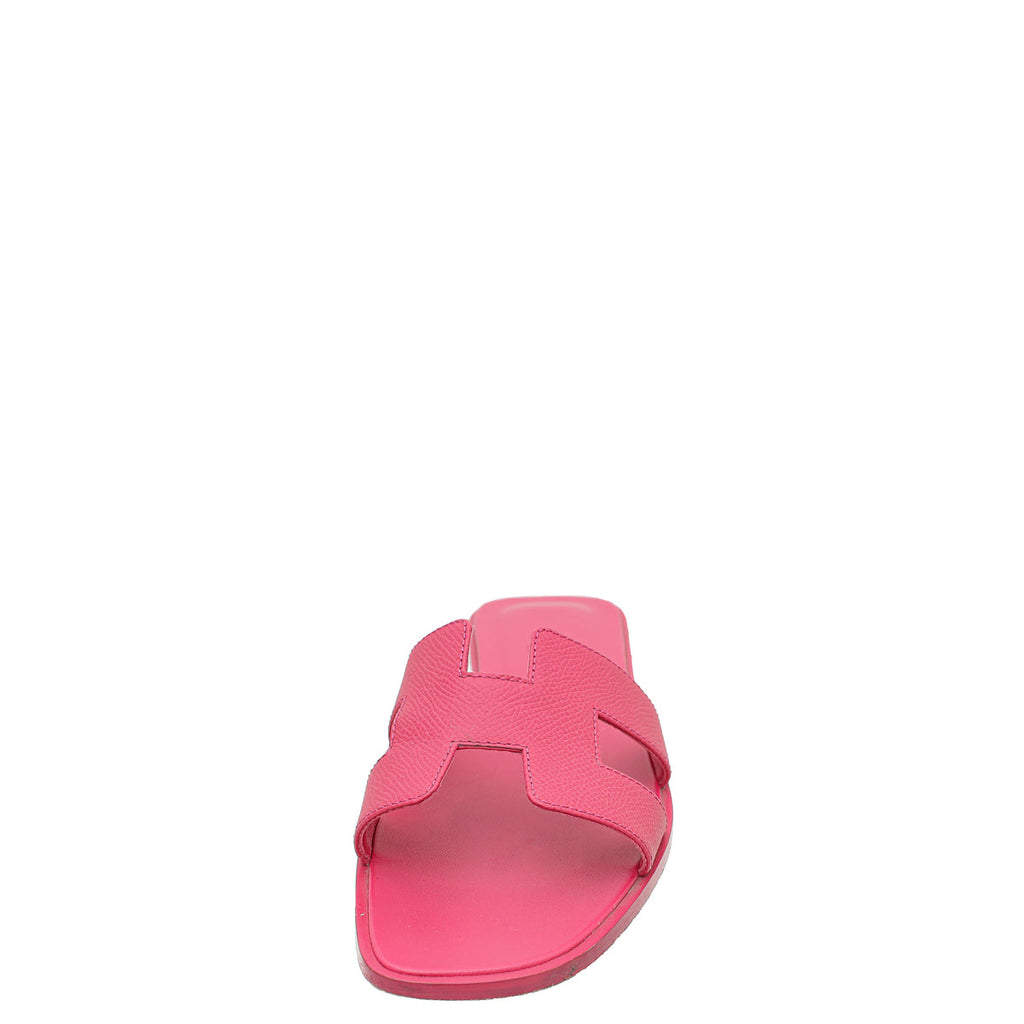 Hermes Fuchsia Oran Sandal 37.5