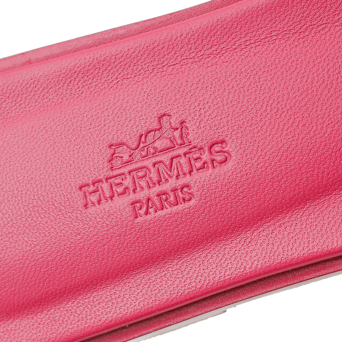 Hermes Fuchsia Oran Sandal 37.5