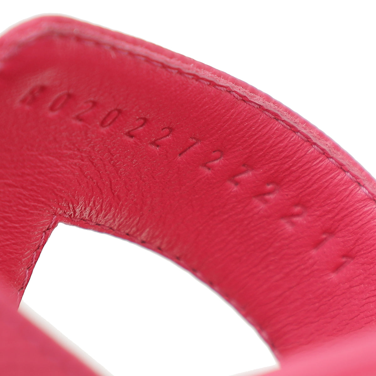Hermes Fuchsia Oran Sandal 37.5