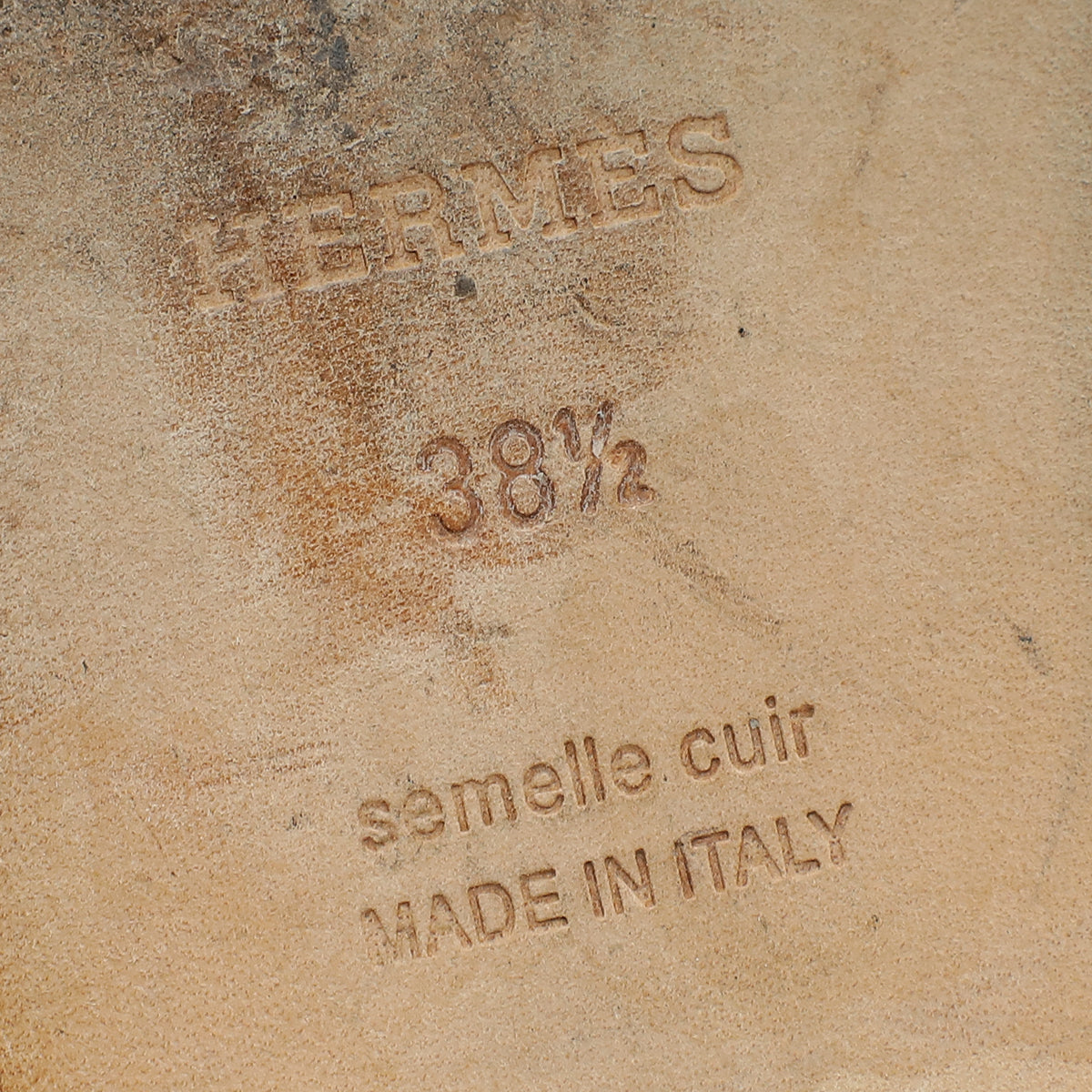 Hermes Flamingo Oran Sandal 38.5