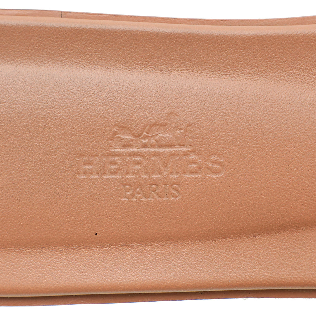 Hermes Flamingo Oran Sandal 38.5