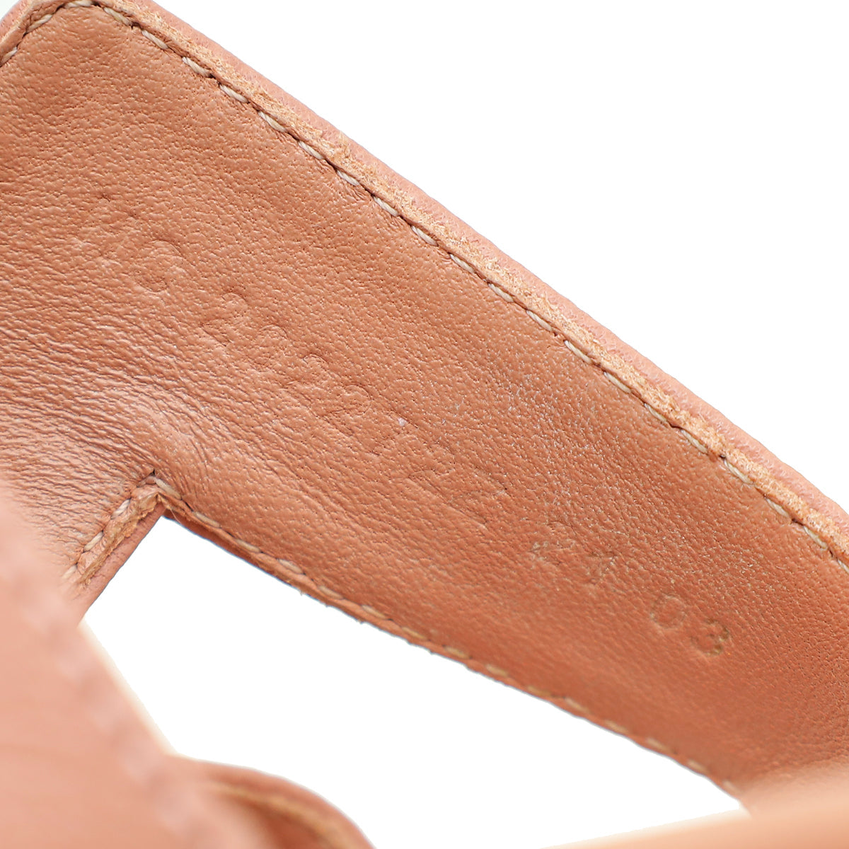 Hermes Flamingo Oran Sandal 38.5