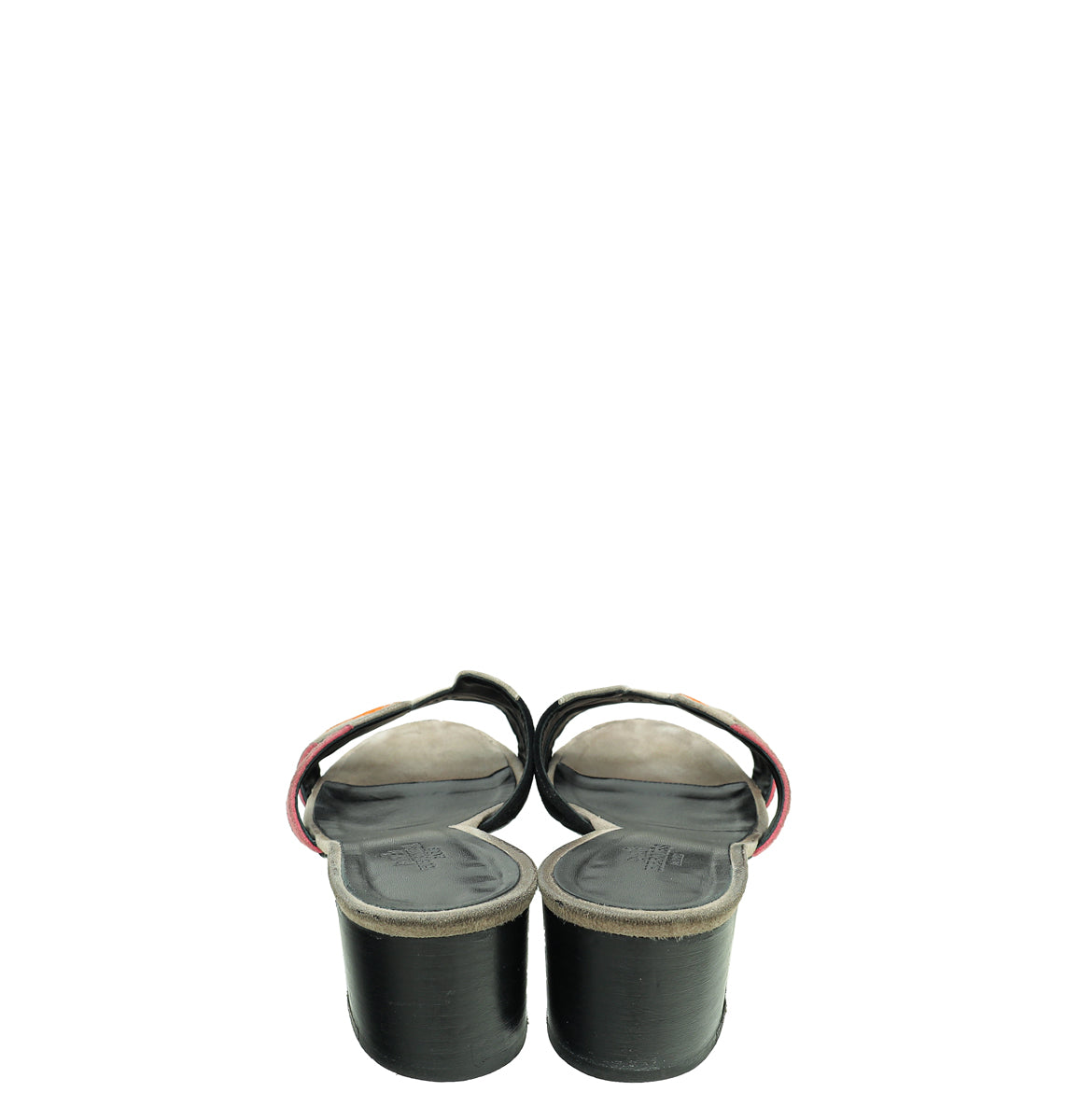 Hermes Multicolor Oasis Goatskin Suede Sandal 38.5