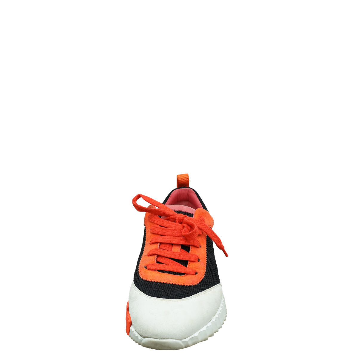 Hermes Tricolor Mesh Suede Bouncing Sneaker 38.5