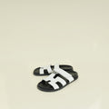 Hermes Blanc Chypre Sandal 38.5
