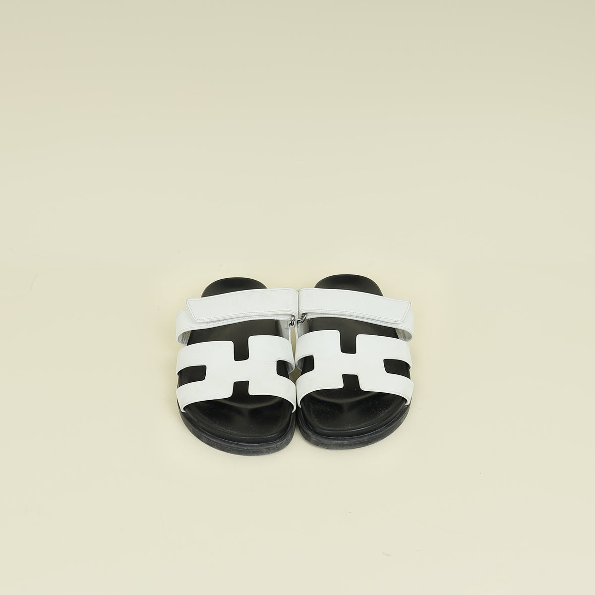 Hermes Blanc Chypre Sandal 38.5
