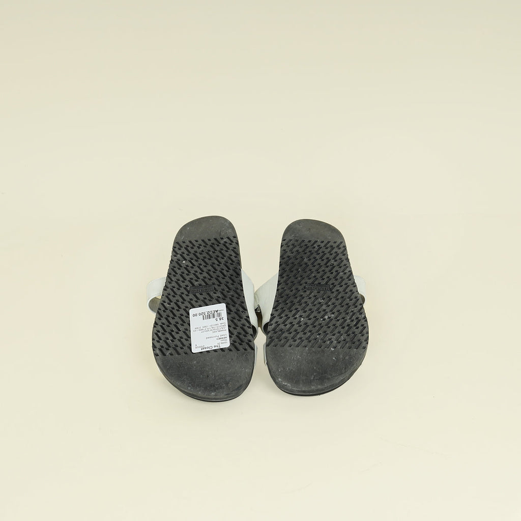 Hermes Blanc Chypre Sandal 38.5