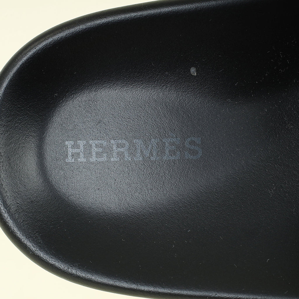 Hermes Blanc Chypre Sandal 38.5