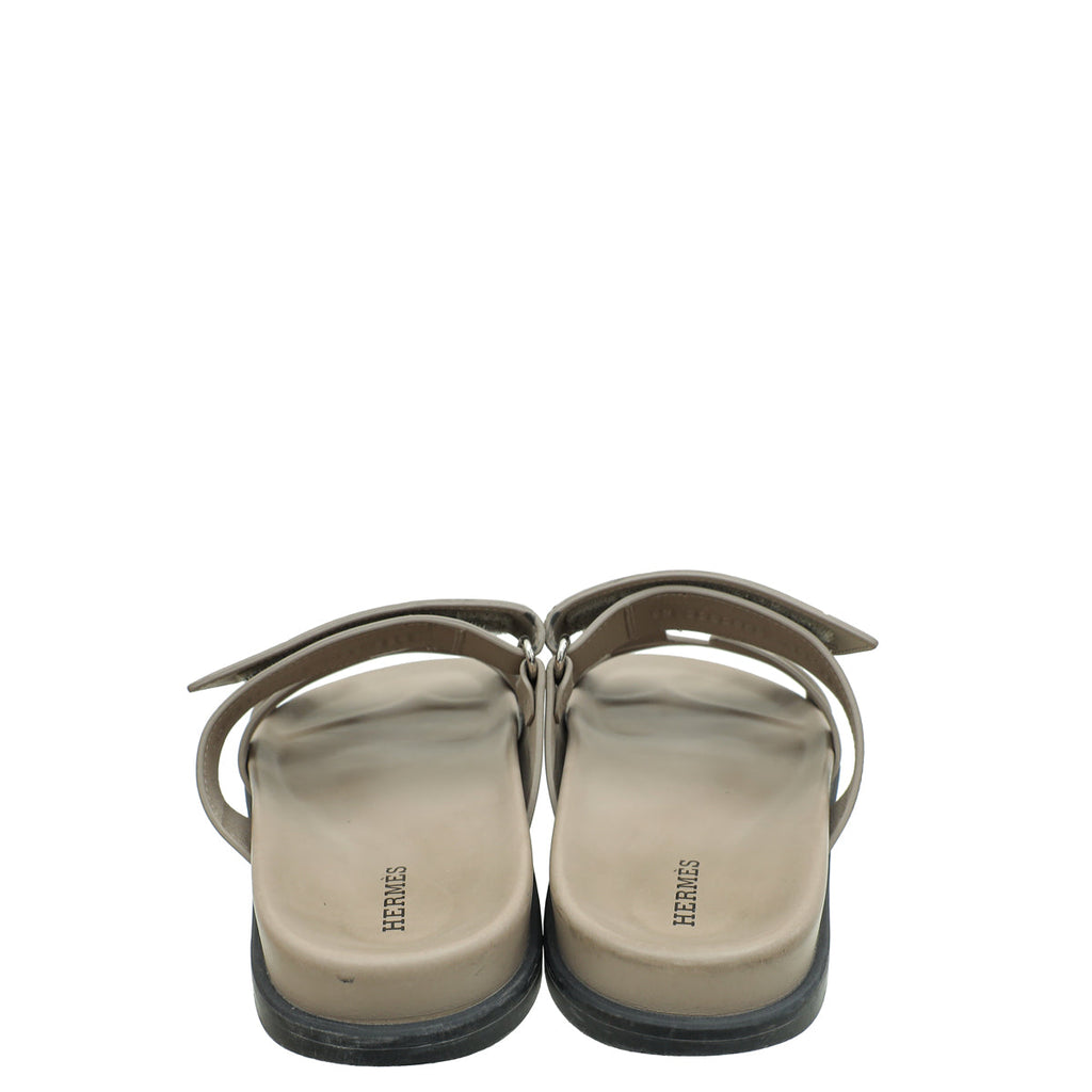 Hermes Beige Esquisse Chypre Sandal 38.5