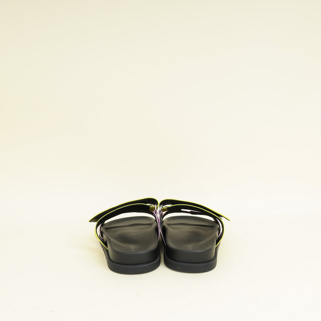 Hermes Bicolor Chypre Sandals 38.5