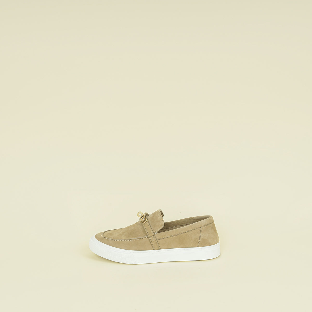 Hermes Beige Esquisse Game Slip-On Sneaker 38.5
