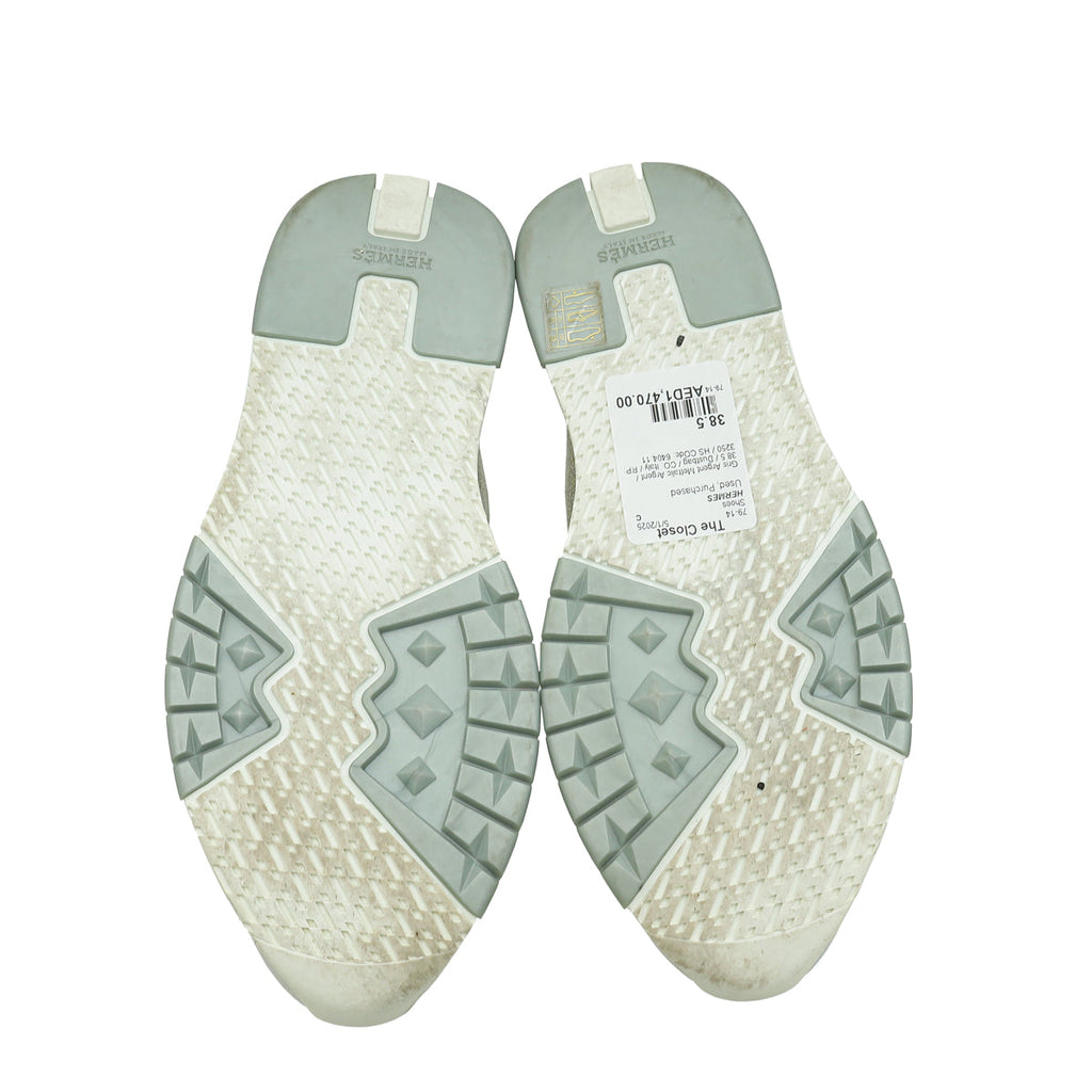 Hermes Bicolor Addict Sneakers 38.5