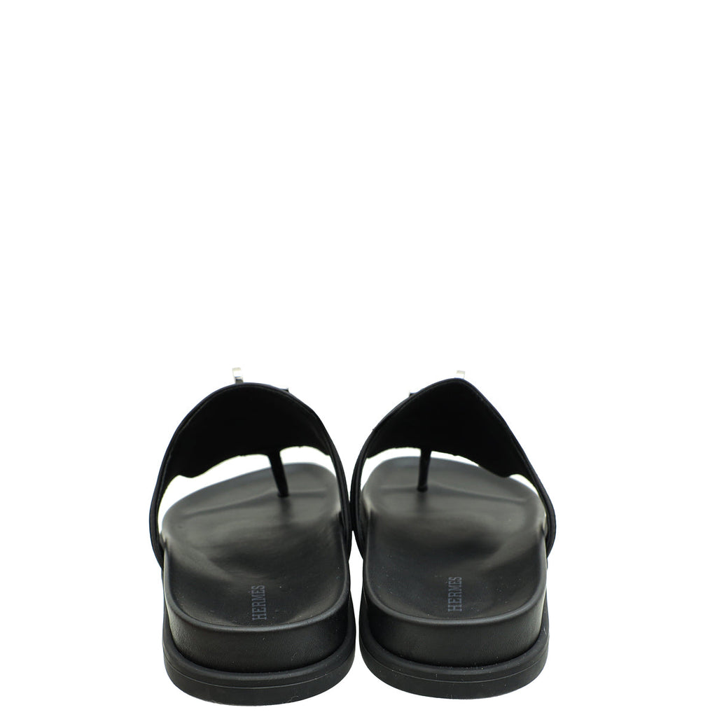 Hermes Noir Empire Sandal 38.5