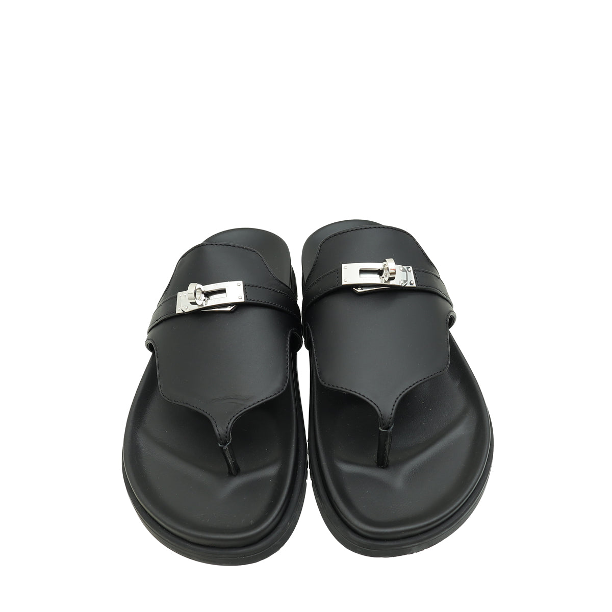 Hermes Noir Empire Sandal 38.5