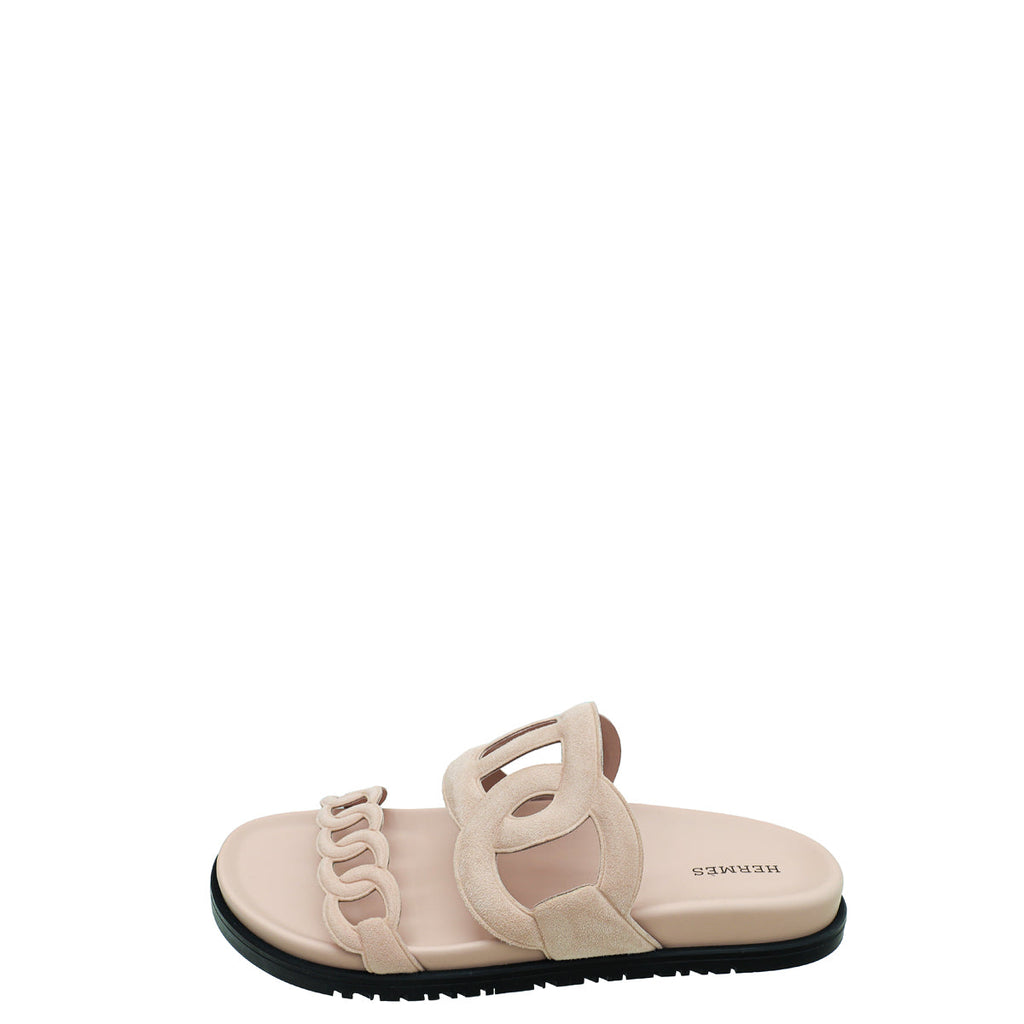 Hermes Rose Opaline Extra Sandal 38.5