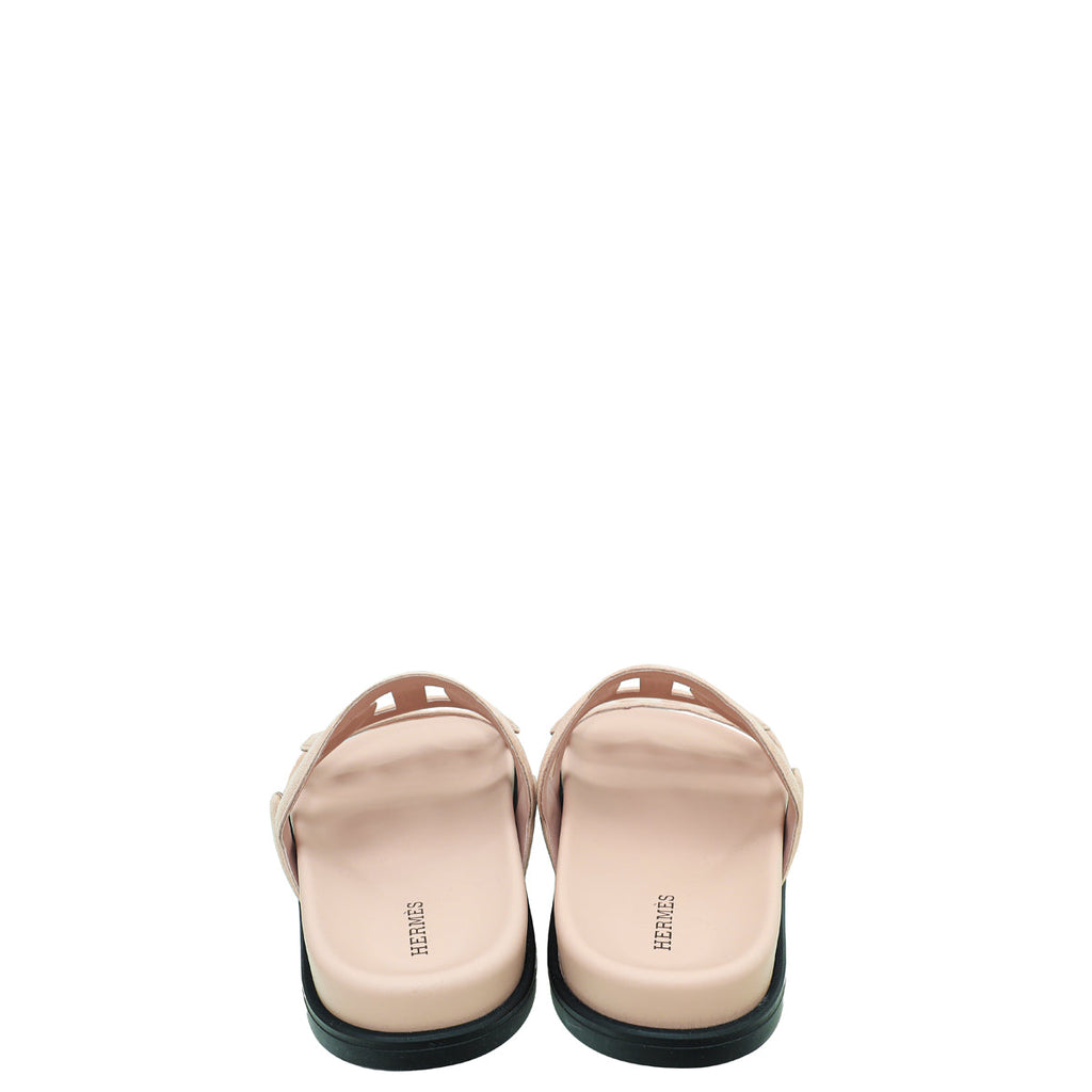 Hermes Rose Opaline Extra Sandal 38.5