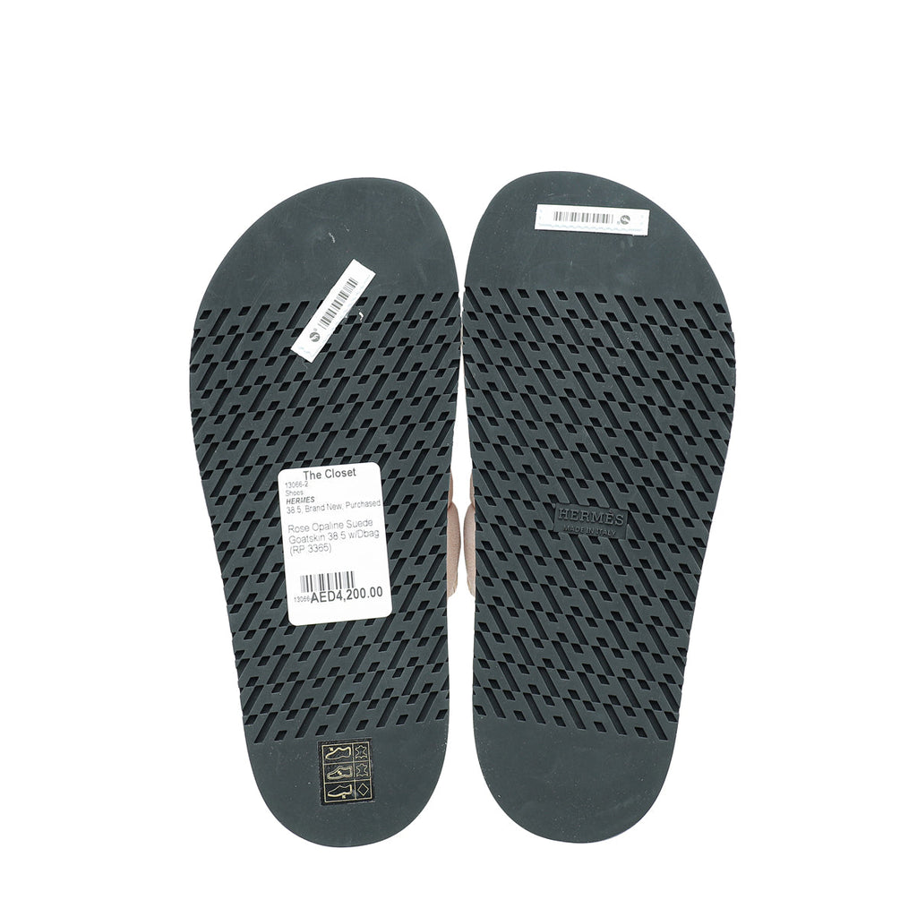 Hermes Rose Opaline Extra Sandal 38.5