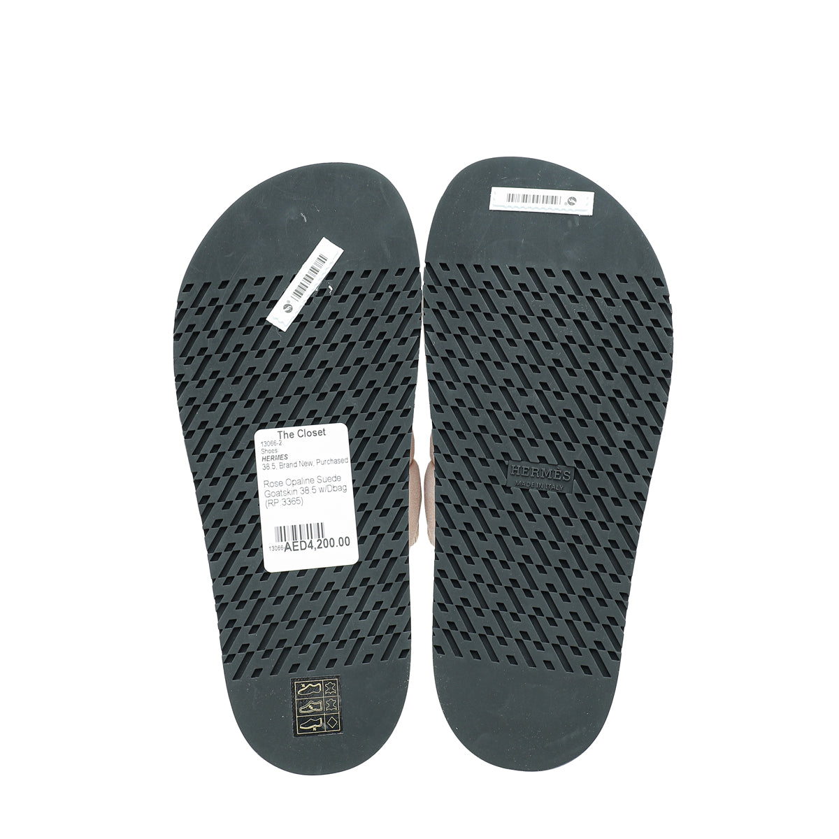 Hermes Rose Opaline Extra Sandal 38.5