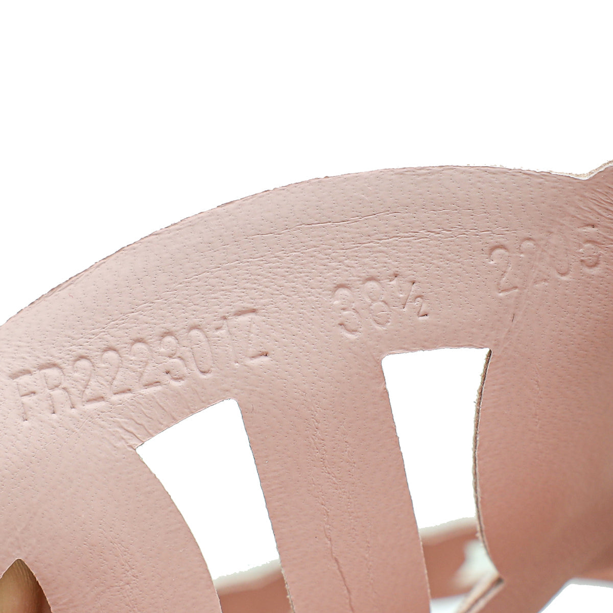 Hermes Rose Opaline Extra Sandal 38.5