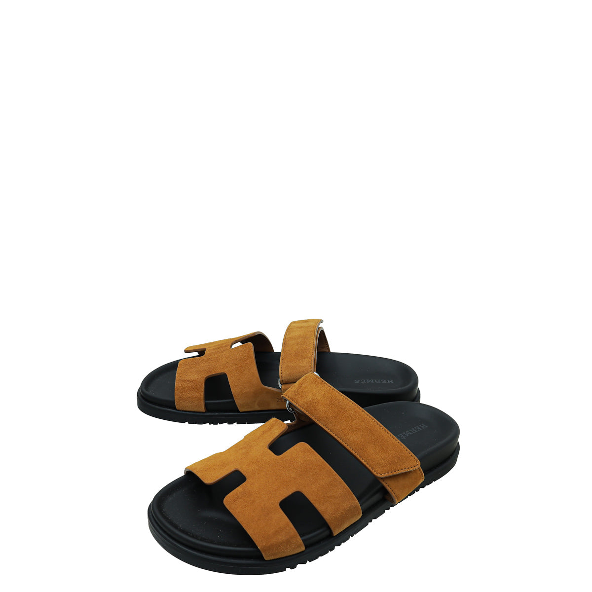 Hermes Natural Velours Chypre Sandals 38.5