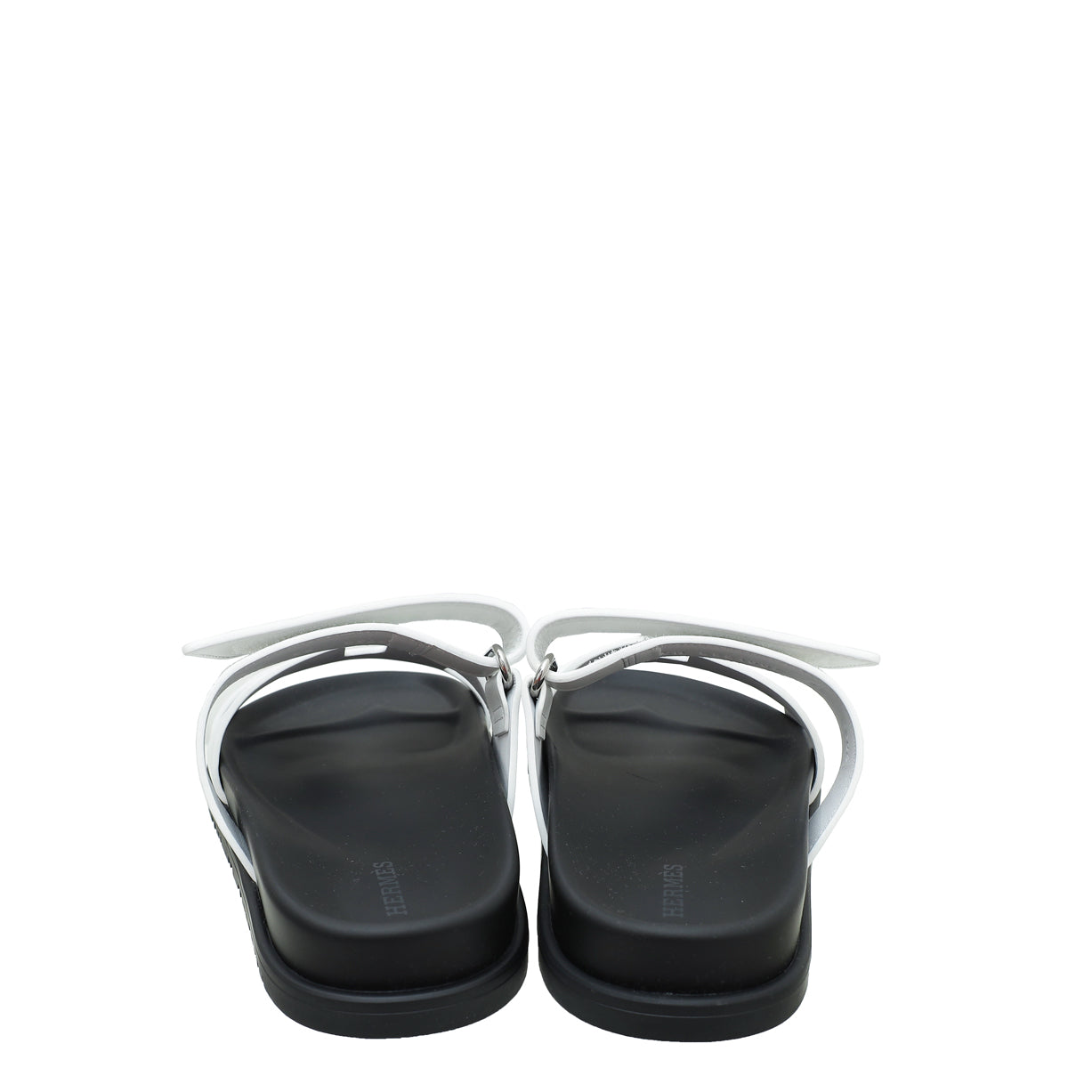 Hermes Blanc Chypre Sandals 38.5