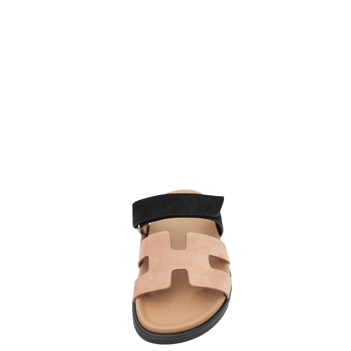 Hermes Bicolor Suede Chypre Sandal 38.5