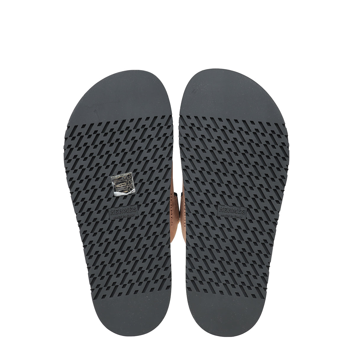 Hermes Bicolor Suede Chypre Sandal 38.5