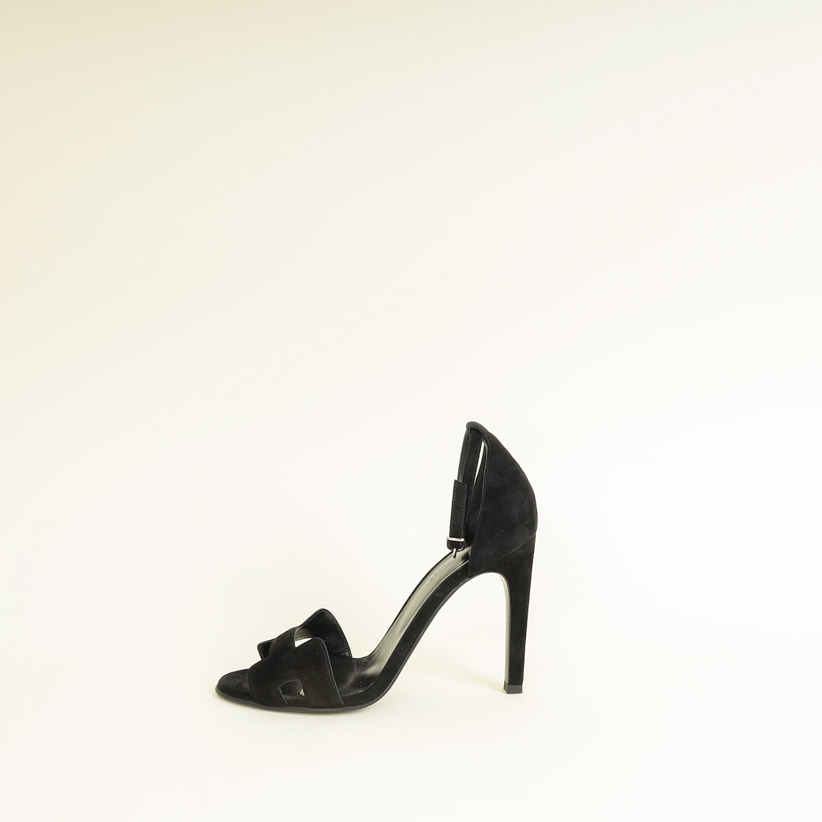 Hermes Noir Premiere 105 Sandals 38