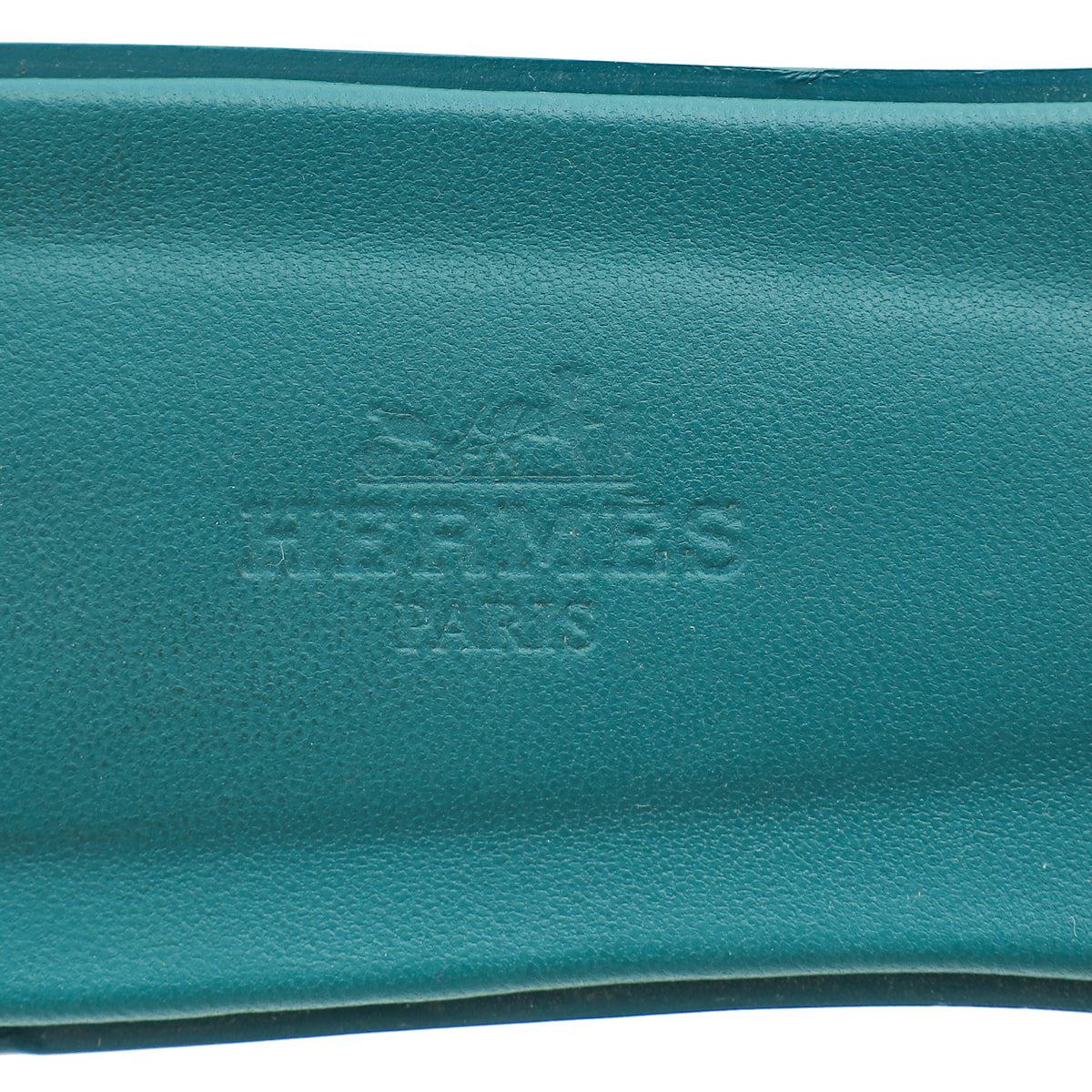 Hermes Vert Oxford Suede Oran Sandal 38