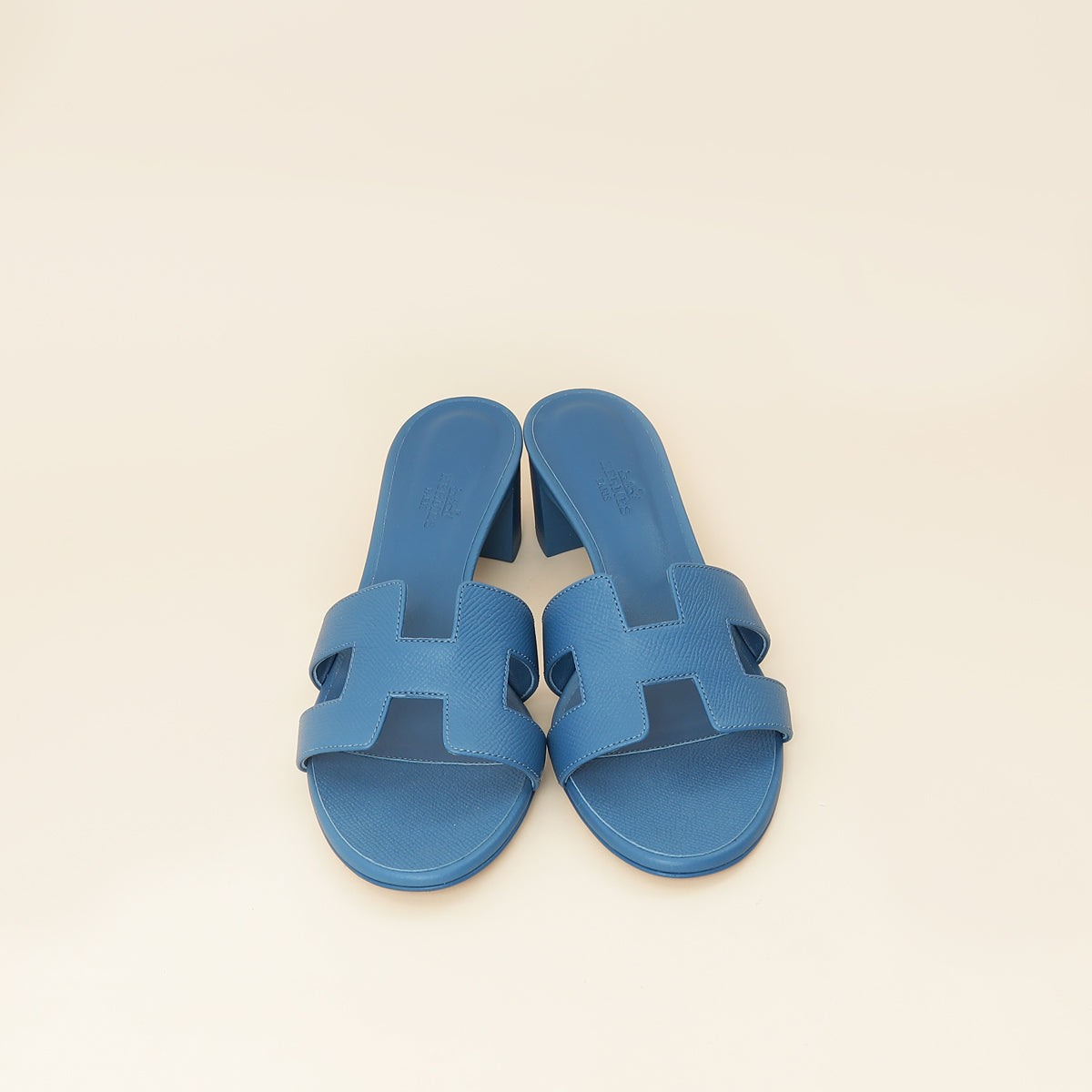 Hermes Bleu Oasis Sandal 38