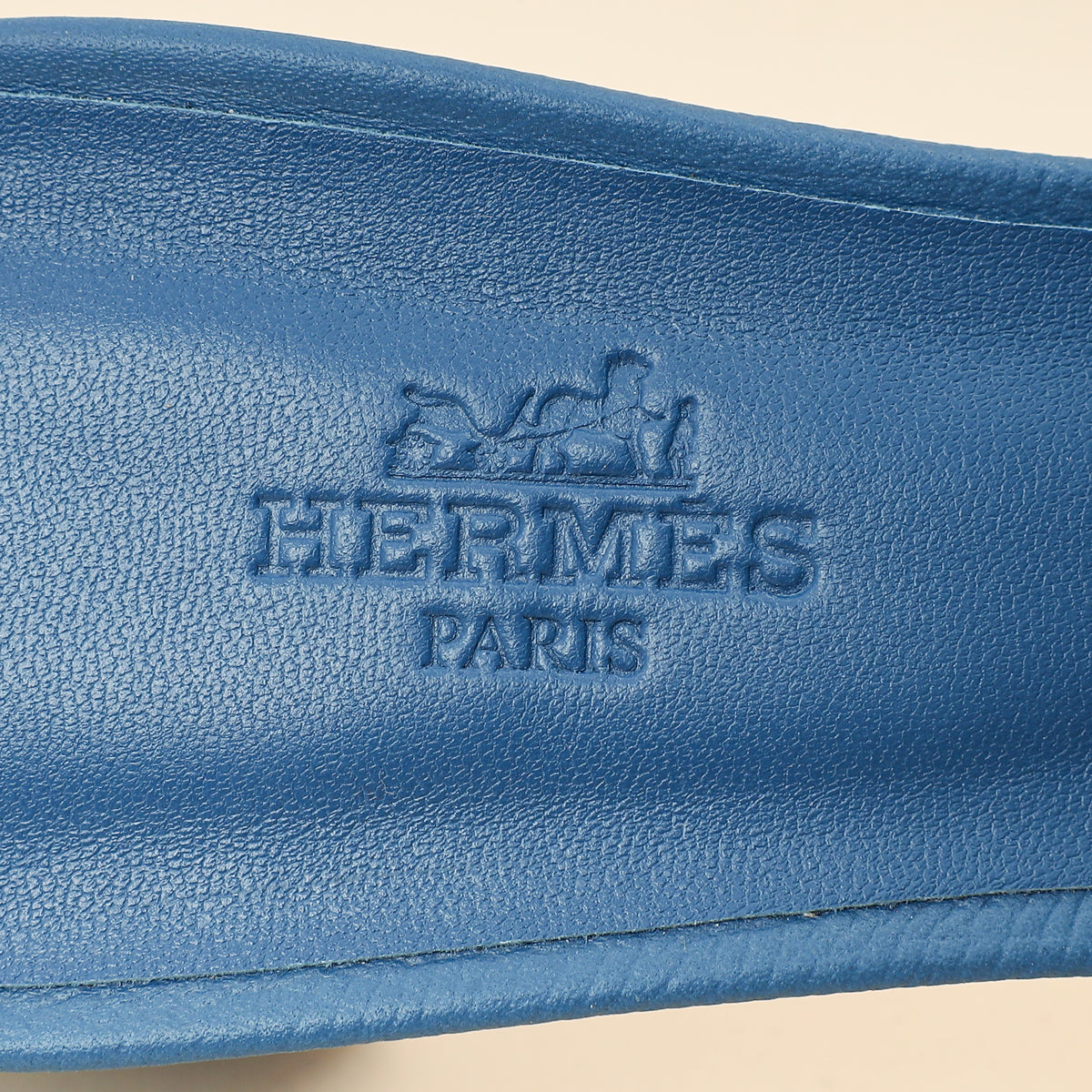 Hermes Bleu Oasis Sandal 38