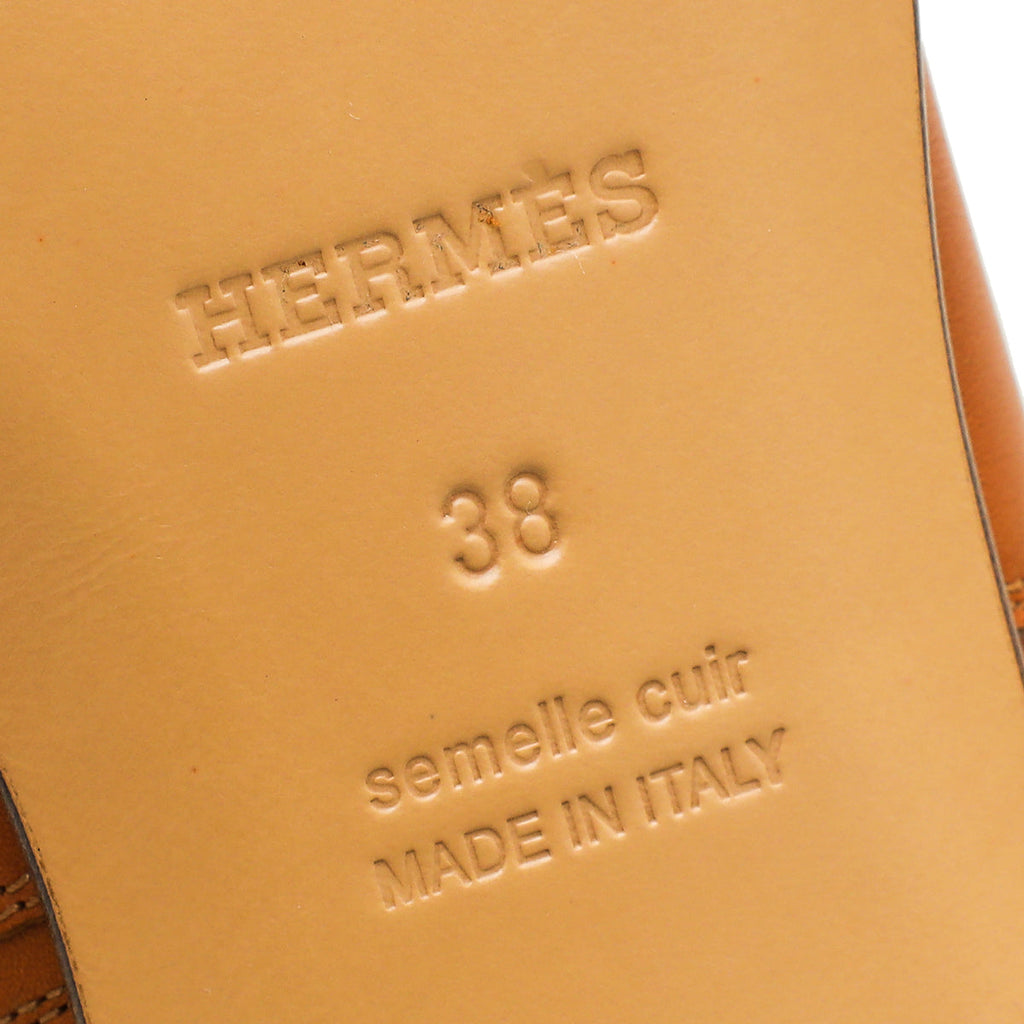 Hermes Natural Neo Heritage Ankle Boot 38