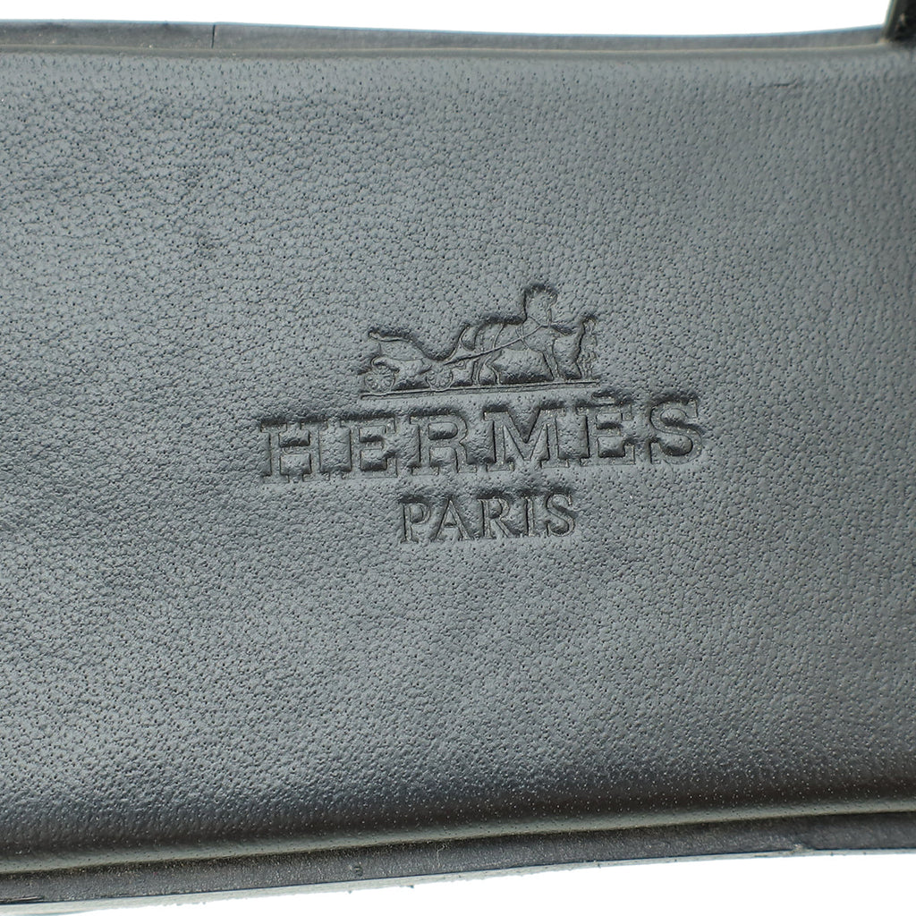 Hermes Noir Amore Sandal 38