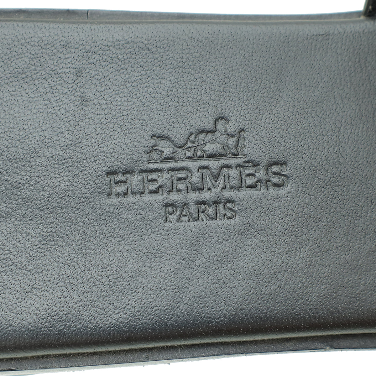 Hermes Noir Amore Sandal 38