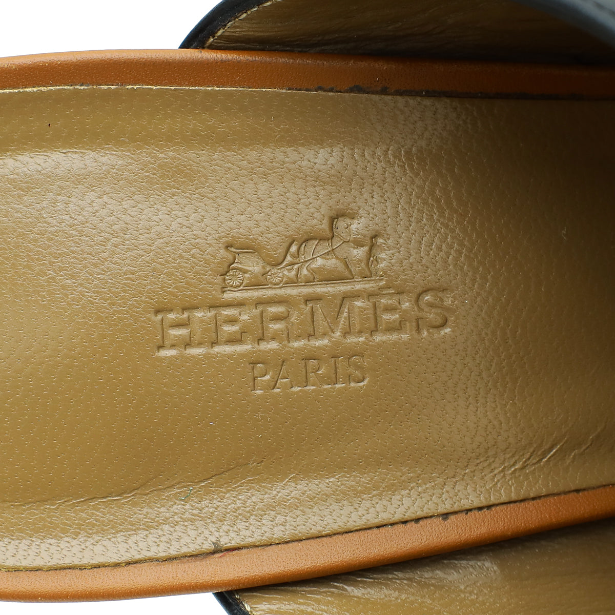 Hermes Tricolor Ovation Mules 38