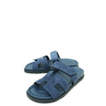 Hermes Bleu Céleste Chypre Goatskin Sandal 38