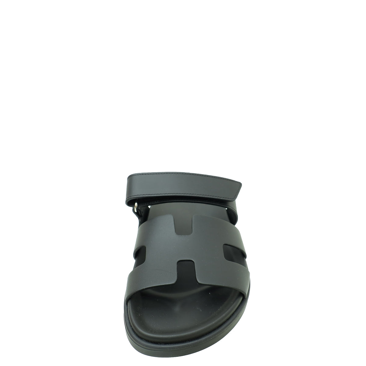 Hermes Noir Chypre Sandal 38