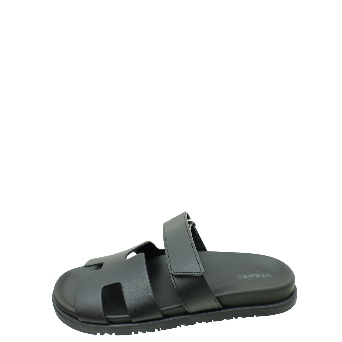Hermes Noir Chypre Sandal 38