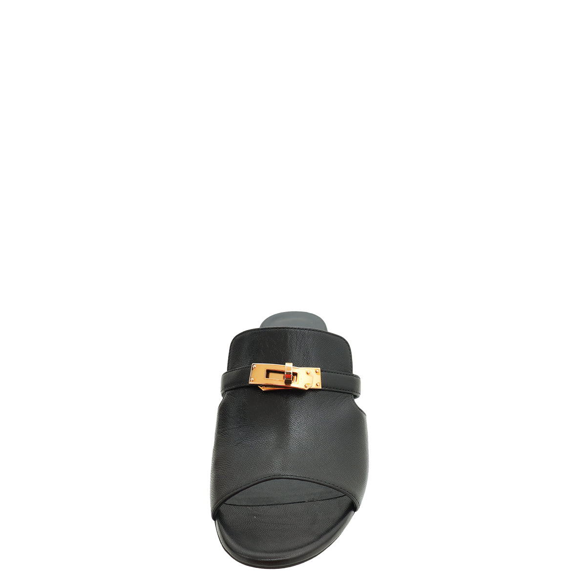 Hermes Noir Candy Sandal 38