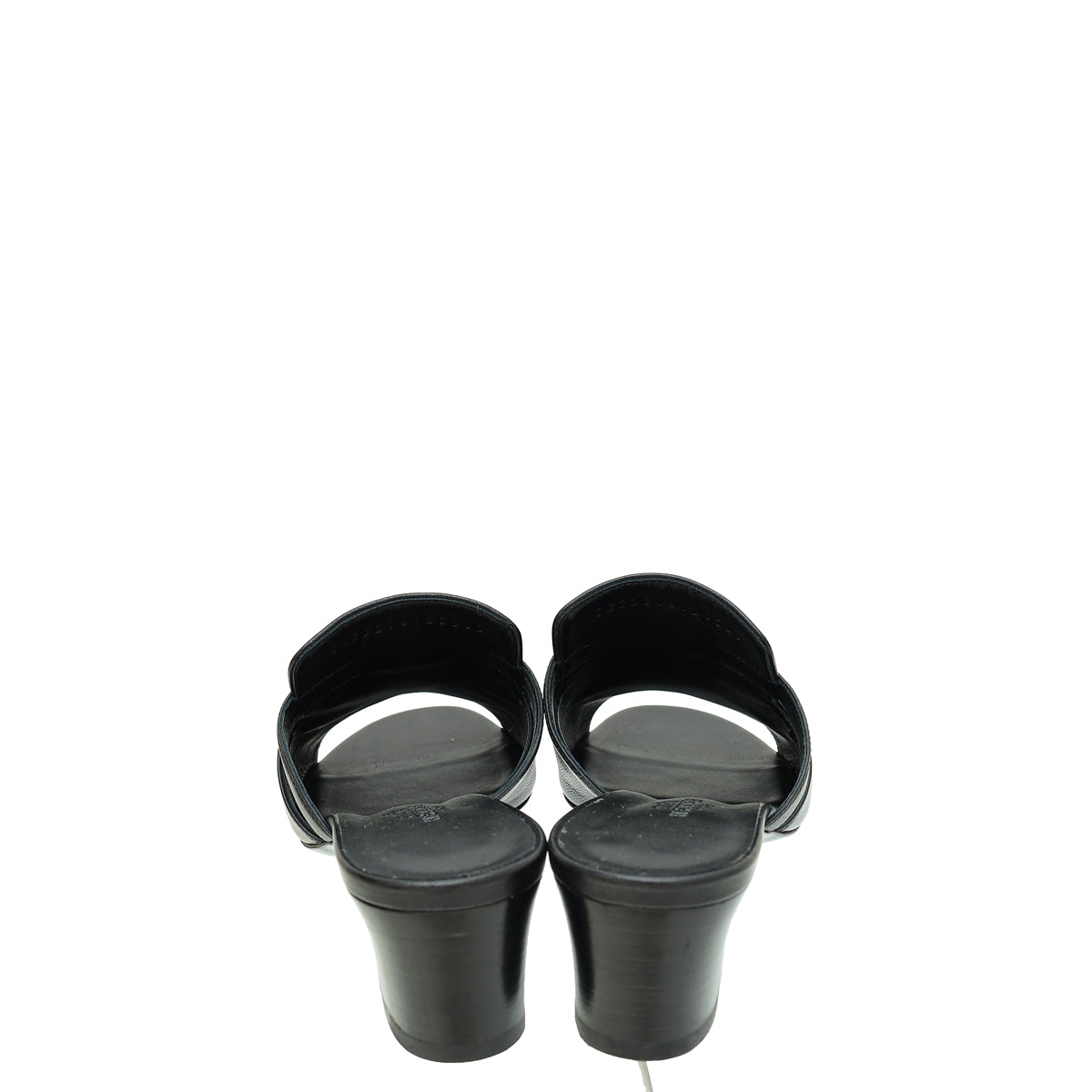 Hermes Noir Candy Sandal 38