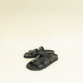 Hermes Noir Chypre Sandal 38