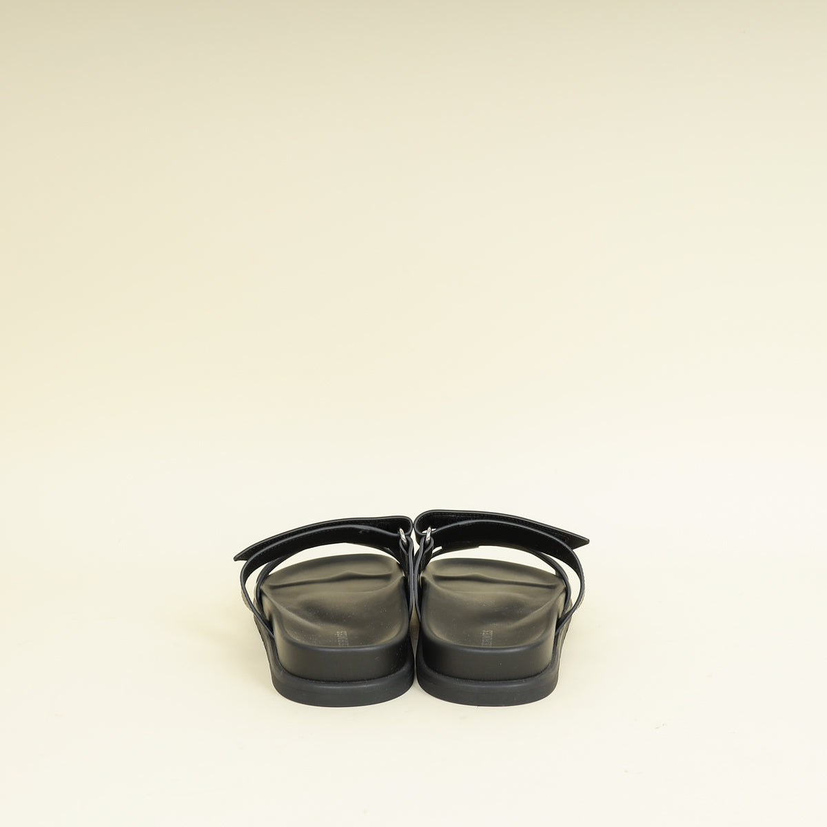 Hermes Noir Chypre Sandal 38