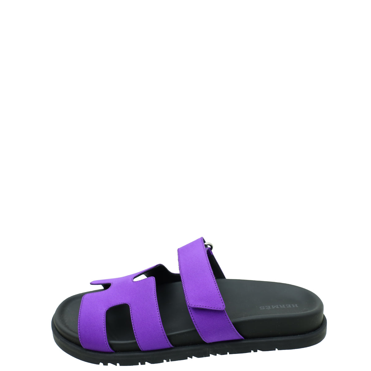 Hermes Purple Satin Chypre Sandal 38
