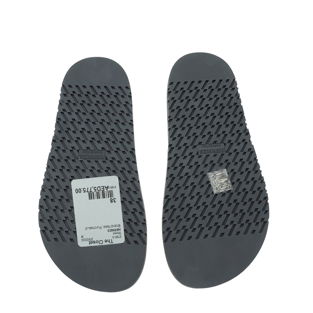 Hermes Blanc Chypre Sandal 38