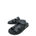 Hermes Noir Chypre Sandal 38