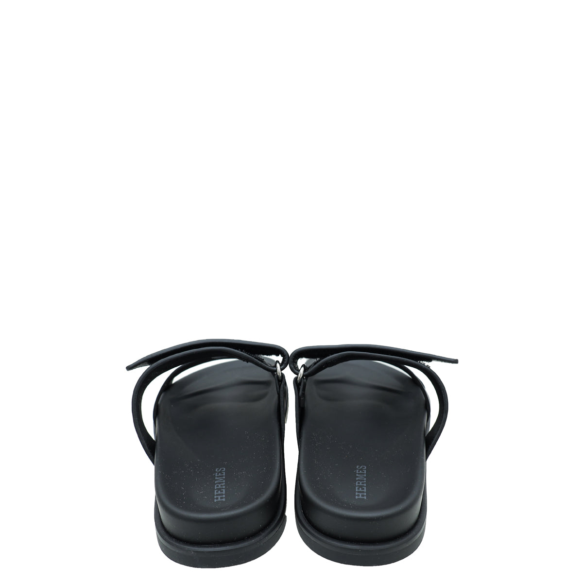 Hermes Noir Chypre Sandal 38