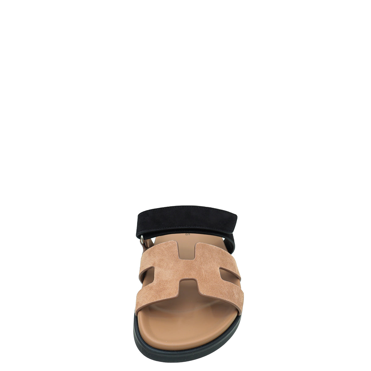 Hermes Bicolor Suede Chypre Sandals 38