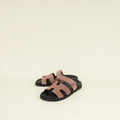 Hermes Nude Pink Chypre Sandals 38