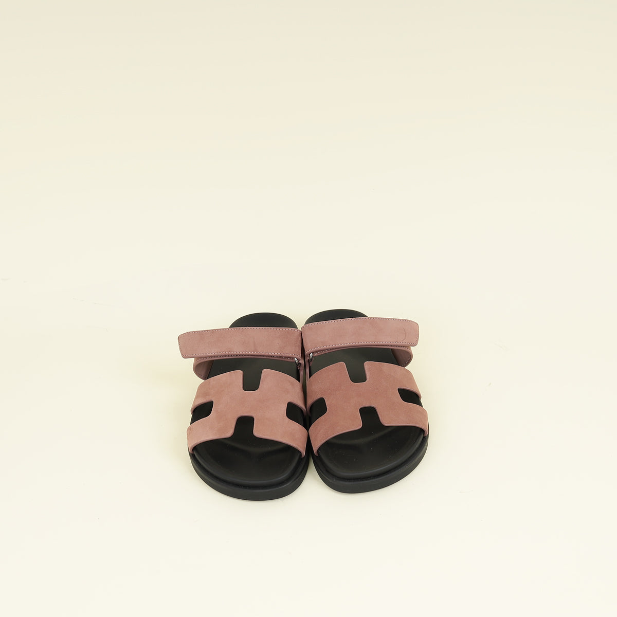 Hermes Nude Pink Chypre Sandals 38